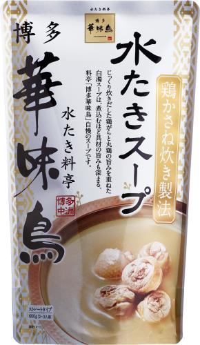 トリゼンフーズ 博多華味鳥 水たきスープ 600g ×4個