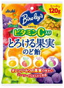 アサヒグループ食品 バヤリースとろける果実のど飴 120g×6袋