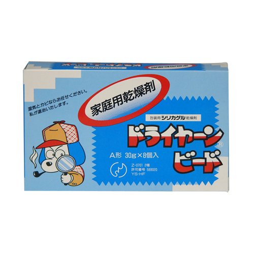 健栄製薬 乾燥剤ドライヤーンビード 30g×8個 健栄製薬 乾燥剤ドライヤーンビード 30g×8個