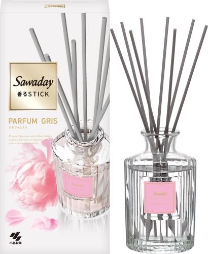 まるで香水のような 部屋の芳香剤 サワデー香るスティック パルファム グリ 本体 70ml [ 小林製薬 ] 芳..