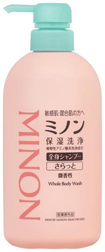 ミノン全身シャンプーさらっとタイプ 本体ボトル 450mL ボディソープ 敏感肌 肌あれ防止 保湿 乾燥対策 弱酸性 低刺激性 医薬部外品 ミノン全身シャンプーさらっとタイプ 本体ボトル 450mL ボディソープ 敏感肌 肌あれ防止 保湿 乾燥対策 弱酸性 低刺激性 医薬部外品