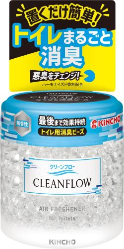 クリーンフロー トイレ用 消臭ビーズ 60日 無香性 170g クリーンフロー トイレ用 消臭ビーズ 60日 無香性 170g