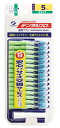 デンタルプロ 歯間ブラシ I字型 太タイプ サイズ5(L) 15本入 15個 (x 1)
