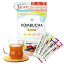 コンブチャ 仙台勝山館 KOMBUCHA 4種ミックス( ストレート/ザクロ/ミックスベリー/グレープフルーツ 各3本) 4g×12袋 発酵紅茶 乳酸菌 置き換え ダイエット 粉 粉末 パウダー SOD酵素様活性 紅茶キノコ フルーツ味 果物 スティック
