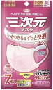 コーワ 三次元マスク 小さめSサイズ ベビーピンク 7枚入×10個セット