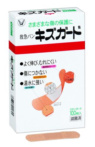 キズガード スタンダード 100枚 大正製薬 よく伸び、むれにくい 傷につかない 湯水に強い キズガード スタンダード 100枚 大正製薬 よく伸び、むれにくい 傷につかない 湯水に強い