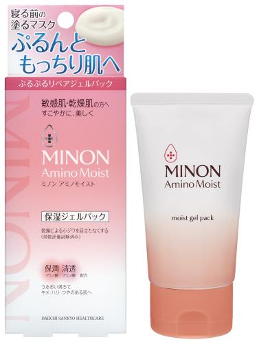ミノン アミノモイスト ぷるぷるリペアジェルパック 60g 敏感肌 乾燥肌保湿ジェルパック 寝る前の