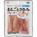アイリスオーヤマ まるごとささみジャーキー セミハード 100g P-IJ-SH99 (農林水産省認定 素材100%)