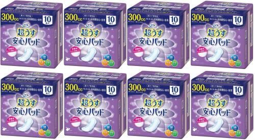 まとめ買いリフレ 安心パッド 300cc 10枚入×8個
