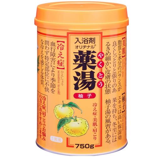 オリヂナル 薬湯 入浴剤 柚子 750g