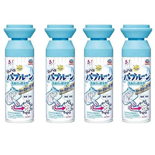 らくハピ マッハ泡バブルーン 洗面台の排水管 × 4個セット 200ミリリットル (x 4) らくハピ マッハ泡バブルーン 洗面台の排水管 × 4個セット 200ミリリットル (x 4)