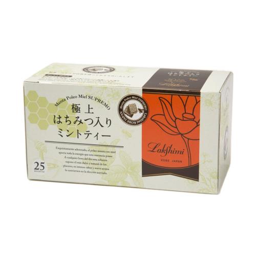 乐天商城 - Lakshimi(ラクシュミー) 極上はちみつ入りミントティー ティーバッグ25袋入り