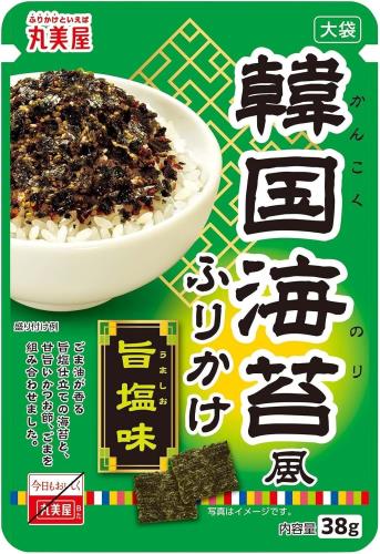 乐天商城 - 丸美屋 韓国海苔風ふりかけ 旨塩味 大袋 38g