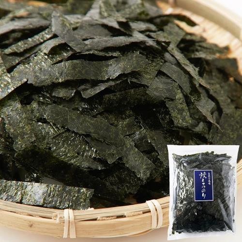 天然生活 焼もみのり (180g) 国産 有明海産 瀬戸内海産 大容量 チャック付き 切り落とし 海苔 簡易包装 保存 便利 得用 お徳用 業務用 乾物 かけるだけ elimino-10157386 eli-mino ゆらぎ薬局 パッケージ画像