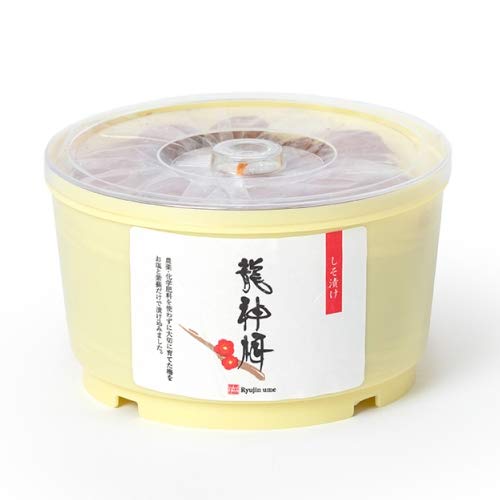 龍神梅 梅干1kg 生産品 丸樽タイプ 農薬 化学肥料不使用 紀州梅 シママース