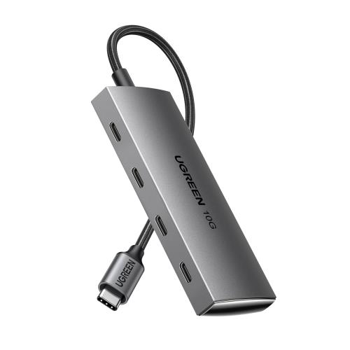 UGREEN USB-Cハブ 10Gbps 4-in-1 USB-C 3.2ポート 高速データ転送 変換アダプター 拡張ハブ バスパワー MacBook Pro/Air 、iPad Pro/iPad Air 、Surface 、Chromebook 、 Galaxy S23などに対応