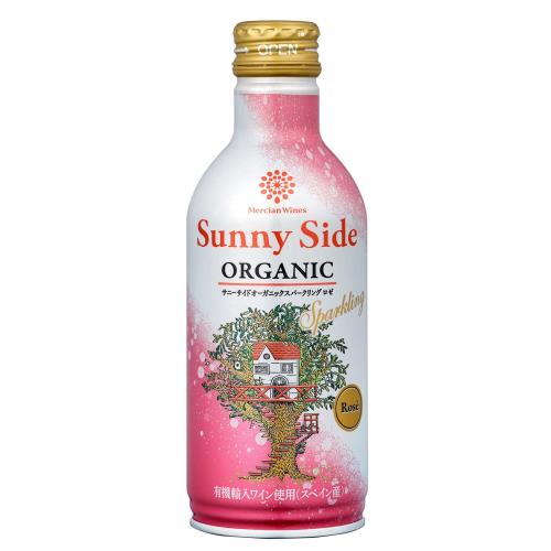 飲みきりサイズ 缶ワイン ロゼスパークリンオーガニックサニーサイド オーガニック スパークリング 缶 280ml×24本