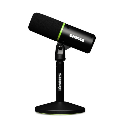 VGP2025 金賞SHURE シュア MV6 USB ゲーミング マイクロホン : ゲーム ゲーマー 配信 ストリーミング ダイナミックマイク 単一指向性 USB-C 有線 ノイズ除去 オートレベルモード ミュートボタン MOTIVシリーズ Windows Mac iOS Android 対応 MOTIV MIX アプリ DSP設定 ブラッ