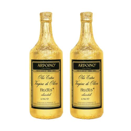 2本セットアルドイノ エキストラヴァージン オリーブオイル フルクトゥス 750ml