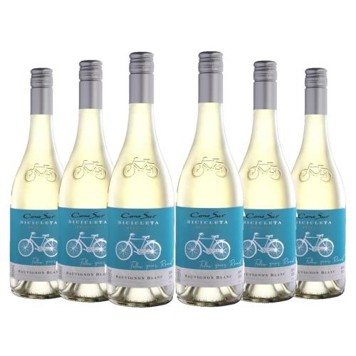 6本まとめ売りコノスル ソーヴィニヨンブラン ビシクレタ レゼルバ [ 白ワイン 辛口 チリ 750ml×6本 ] elimino-10185603 eli-mino ゆらぎ薬局 パッケージ画像