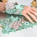 カフス 付け袖 レディース レースカフス フィンガーレス ロリータ ウェディング グローブ ブライダル アームカバー ロリータファッション ロリータ バレエ衣装 舞台衣装 ステージ衣装 ダンス衣装 社交ダンス フィギア衣装 バーレスク ゴシック