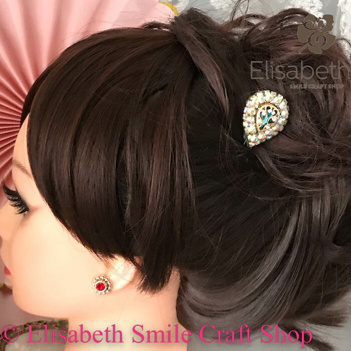社交ダンス 競技ダンス ヘアアクセサリー ヘアピン ダンスヘア 髪飾り Uピン髪飾り ヘア飾り ラテンド..