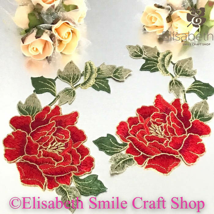 モチーフレース 花柄 薔薇 バトンモチーフ バラ モチーフ 服飾 レオタードモチーフ 装飾 衣装モチーフ バレエ衣装 チュチュモチーフ 舞台衣装 ステージ衣装 ...