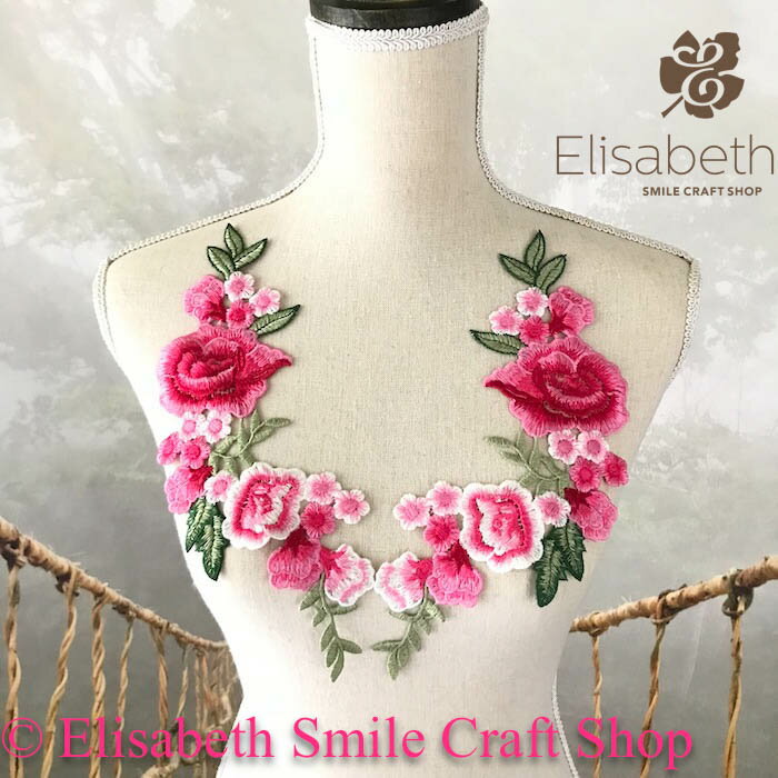 モチーフレース 花柄 薔薇 バトンモチーフ バラ モチーフ 服飾 レオタードモチーフ 装飾 衣装モチーフ バレエ衣装 チュチュモチーフ 舞台衣装 ステージ衣装 ...