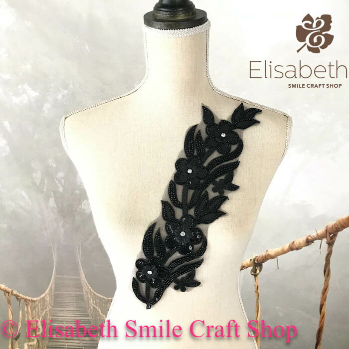 花モチーフ ビーズ付き スパンコール レオタード バトン 衣装 モチーフ モチーフ 衣装モチーフ バトンモチーフ レオタードモチーフ ベリーダンス 新体操 バレ...