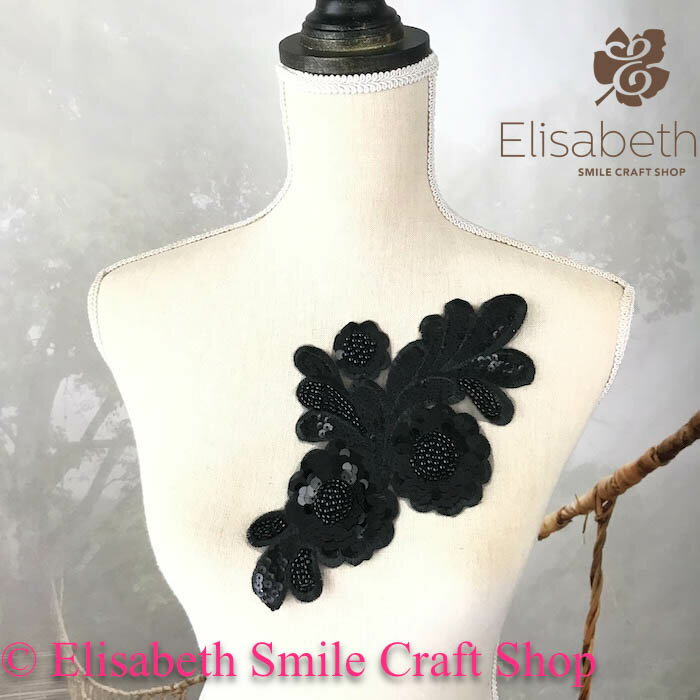 花モチーフ ビーズ付き スパンコール レオタード バトン 衣装 モチーフ モチーフ 衣装モチーフ バトンモチーフ レオタードモチーフ ベリーダンス 新体操 バレ...