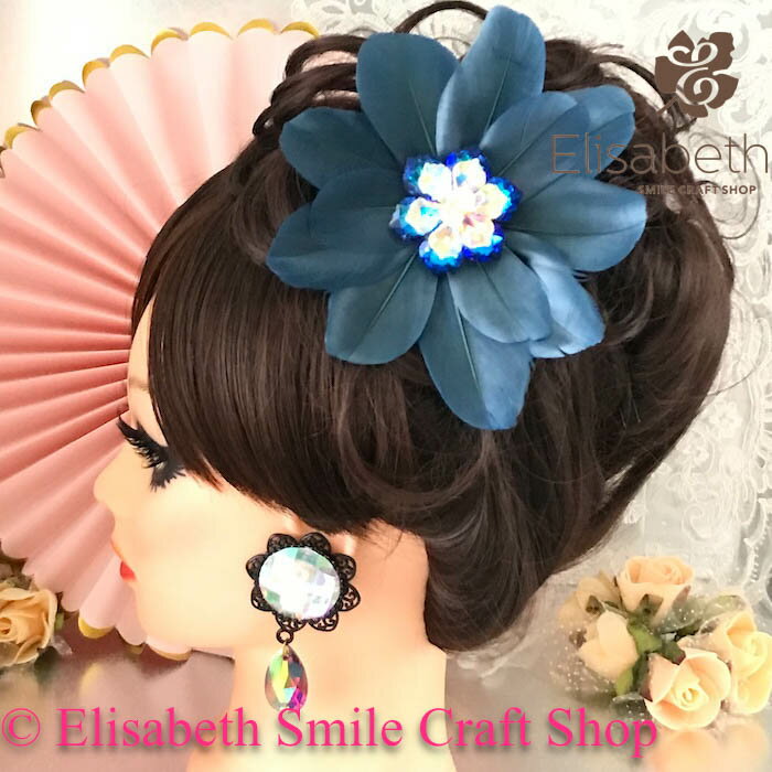 ヘアアクセサリー 髪飾り ヘア飾り 舞台衣装 ステージ衣装 ダンス衣装 社交ダンス フィギア衣装 競技ダンス ラテンドレス ジュエリー アクセサリー オーナメント ヘッドピース ヘッドドレス