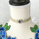 チョーカー レース レディース ゴールド レースチョーカー ロリータ イベント パーティー 花柄 ネックレス アクセサリー バレエ衣装 舞台衣装 ステージ衣装 ダンス衣装 社交ダンス フィギア衣装 コスプレ ゴスロリ