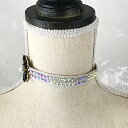 チョーカー レース ラインストーン レディース 衣装 ダンス ジュエリー 衣装用 アクセサリー レースチョーカー 新体操 バレエ衣装 舞台衣装 ステージ衣装 ダンス衣装 社交ダンス フィギア衣装 ABオーロラ