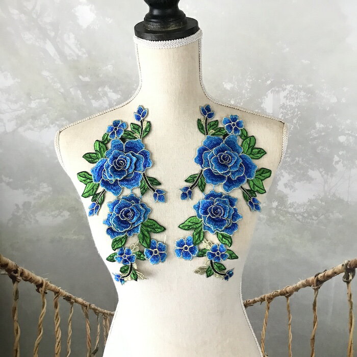 モチーフレース 花柄 バトンモチーフ バラ モチーフ 服飾 レオタードモチーフ 装飾 衣装モチーフ バレエ衣装 チュチュモチーフ 舞台衣装 ステージ衣装 ダンス...