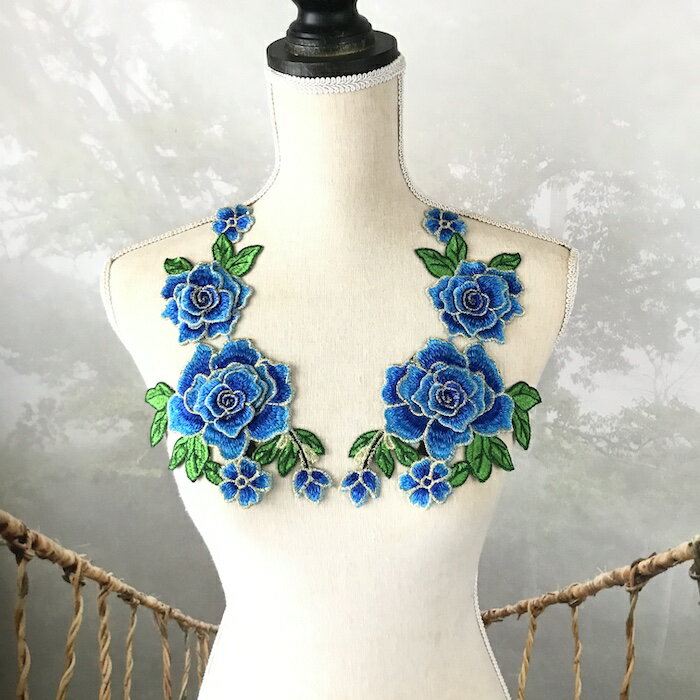 モチーフレース 花柄 バトンモチーフ バラ モチーフ 服飾 レオタードモチーフ 装飾 衣装モチーフ バレエ衣装 チュチュモチーフ 舞台衣装 ステージ衣装 ダンス...