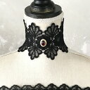 レース チョーカー レディース ネックレス 花 ゴスロリ ゴシック ブラックレース 結婚式 パーティ ネックレス アクセサリー 社交ダンス イベント 舞台衣装 ステージ衣装 ダンス衣装 社交ダンス フィギア衣装