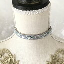 チョーカー レース ラインストーン レディース 衣装 ダンス ジュエリー 衣装用 アクセサリー レースチョーカー 新体操 バレエ衣装 舞台衣装 ステージ衣装 ダンス衣装 社交ダンス フィギア衣装 ABオーロラ系