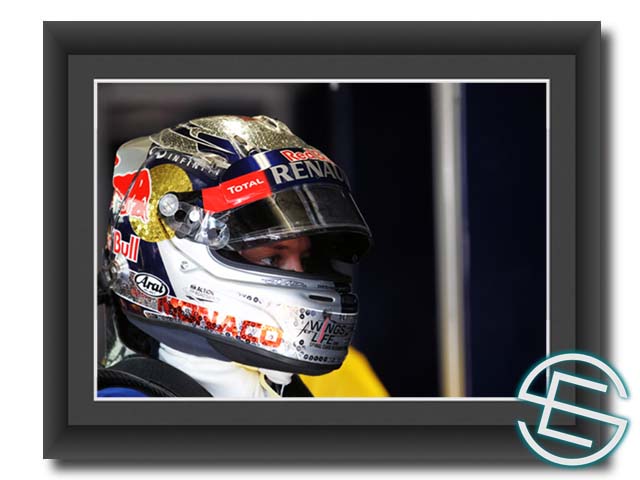 セバスチャン・ベッテル 2012年 レッドブル・ルノー F1 モナコGP1 A4サイズ 生写真【送料無料】(海外直輸入 F1 グッ…
