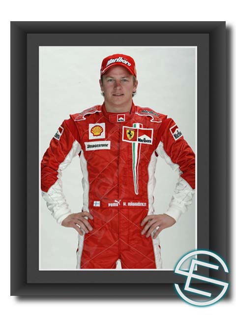 【メール便送料無料】 キミ・ライコネン 2007年 フェラーリ F1 メディア1 A4サイズ 生写真 (海外直輸入 F1 グッズ)