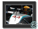 ルイス・ハミルトン 2014年 メルセデス F1 テスト1 A4サイズ 生写真【送料無料】(海外直輸入 F1 グッズ)