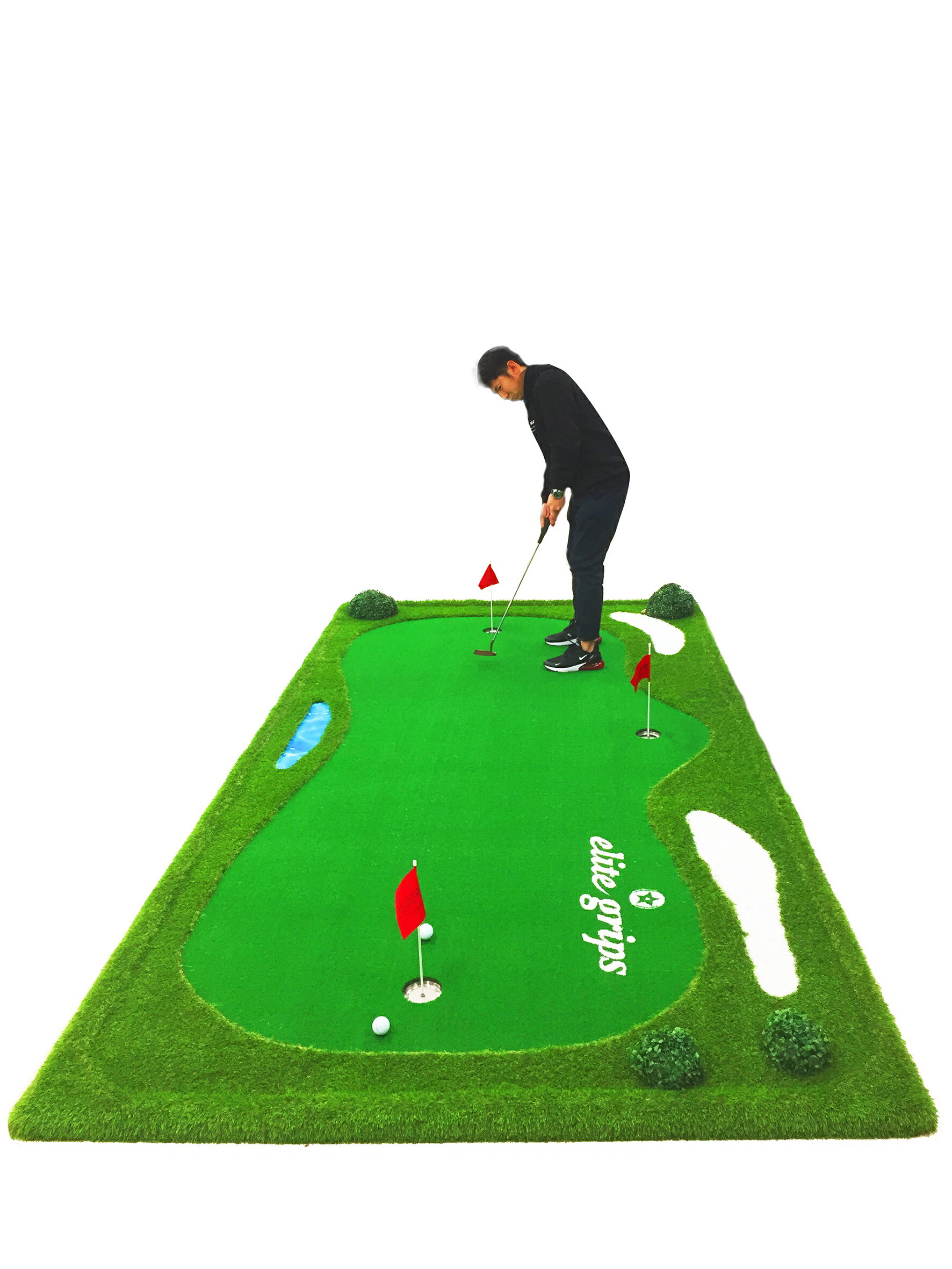 【人工芝パターマット　2m×4m】　エリートグリップ