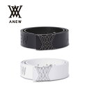 アニュー ゴルフ レディース ロゴパンチング ベルト 牛革 100% WOMEN LOGO PUNCHING BELT 箱入り プレゼント 送料無料 AGFUW...