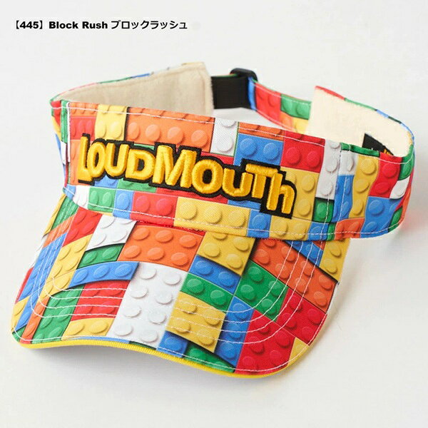 ラウドマウス サンバイザー ゴルフ ユニセックス 派手 帽子 775902 フリーサイズ LOUDMOUTH 2025年モデル 送料無料 あす楽 あすつく