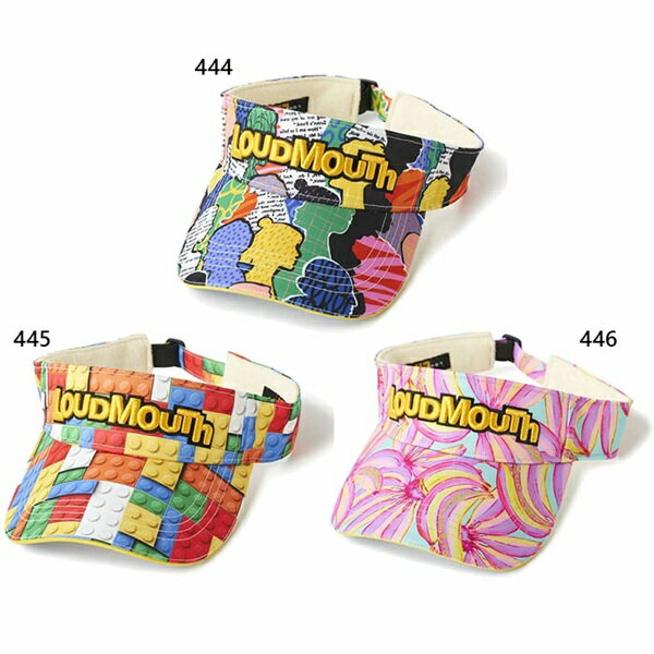 ラウドマウス サンバイザー ゴルフ ユニセックス 派手 帽子 775902 フリーサイズ LOUDMOUTH 2025年モデル 送料無料 あす楽 あすつく