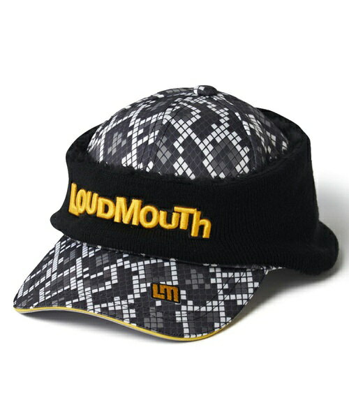 ラウドマウス 耳当て付き キャップ ゴルフ ユニセックス 派手 帽子 775904 フリーサイズ LOUDMOUTH 2025年モデル 送料無料 あす楽 あすつく