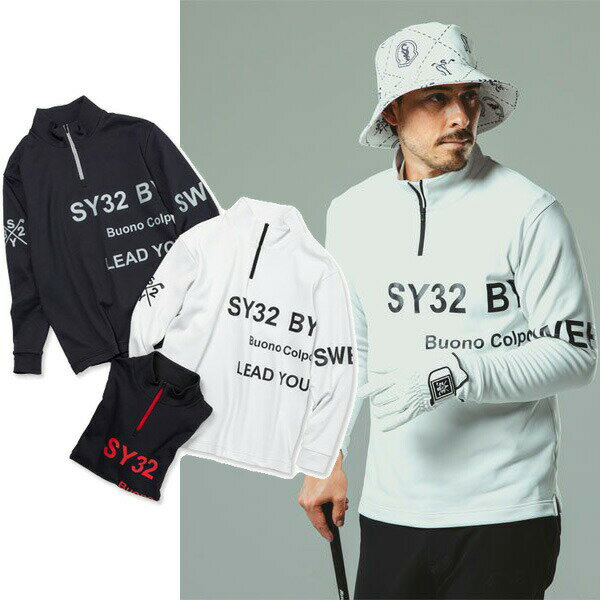 SY32 St ~hC[CgXgb` vI[o[ MIDDLE LAYER LIGHT STRETCH PULLOVER  SYG-22A03