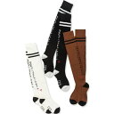 SY32 ゴルフ ハイソックス ニーハイ VERTICAL LOGO KNEE HIGH SOX SYG-23A25W 送料無料 レディース 靴下 ロング フリ...