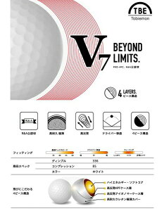 飛衛門 4ピース ホワイト 12球 ダース ゴルフ ボール TBM ゴルフボール トビエモン T-4WV7 日本正規品