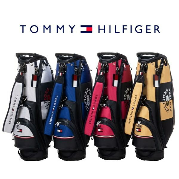 トミーヒルフィガー ゴルフ キャディバック カートキャディバッグ ミックス THMG3FC8 Tommy Hilfiger 2023年秋冬モデル 送料無料 あす楽 あすつく