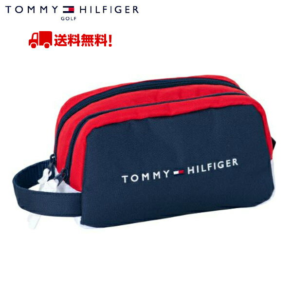 楽天ELIX SPORTSトミーヒルフィガー ゴルフ THMG9FBB ラウンド ポーチ Tommy Hilfiger あす楽 あすつく 送料無料